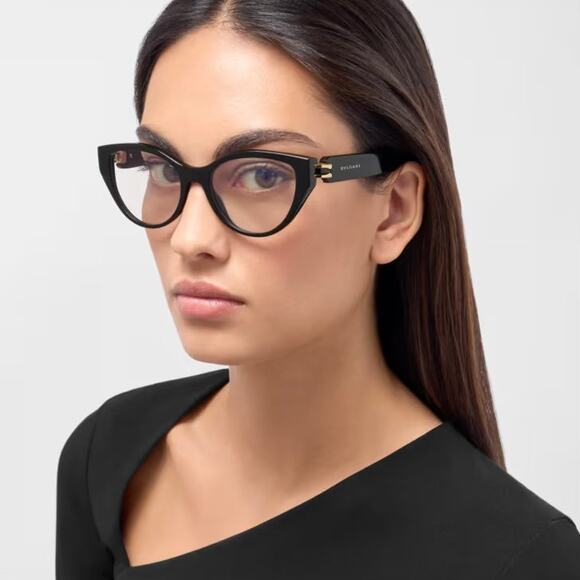 New, BVLGARI Eyeglasses Serpenti BV50045F 001 Authentic - Picture 1 of 12